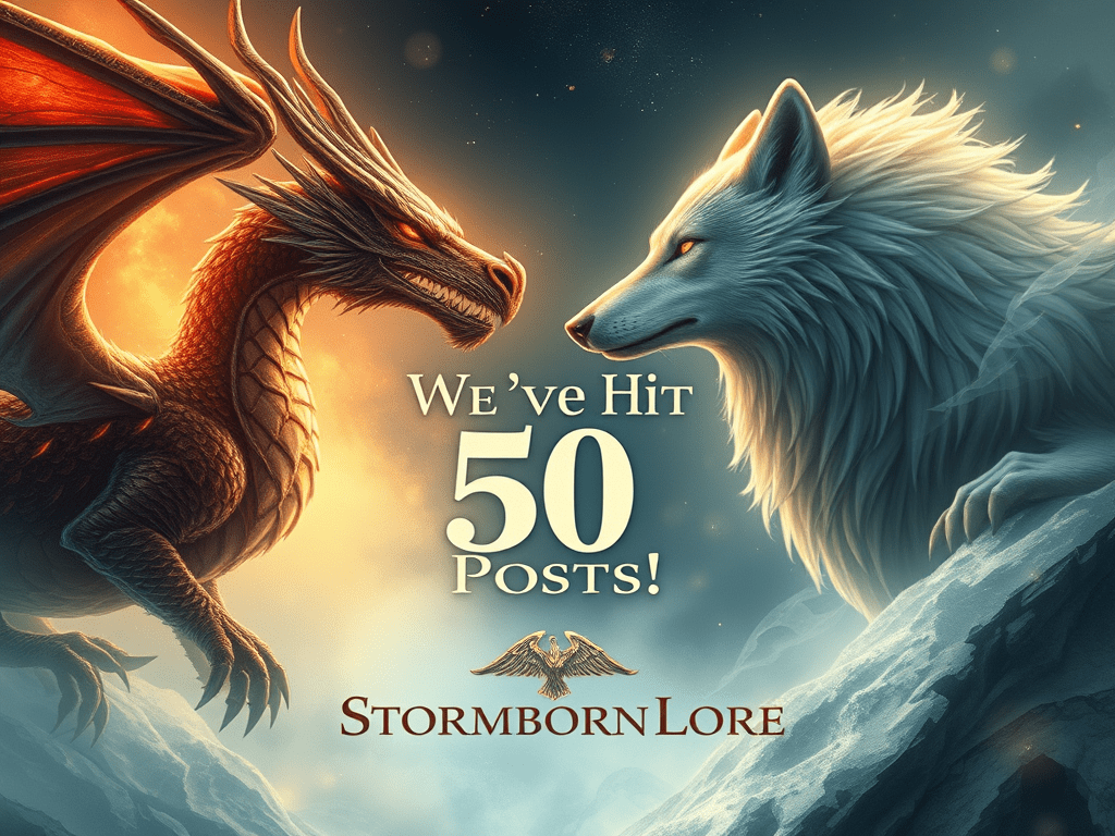 StormborneLore Hits 50&nbsp;Posts.